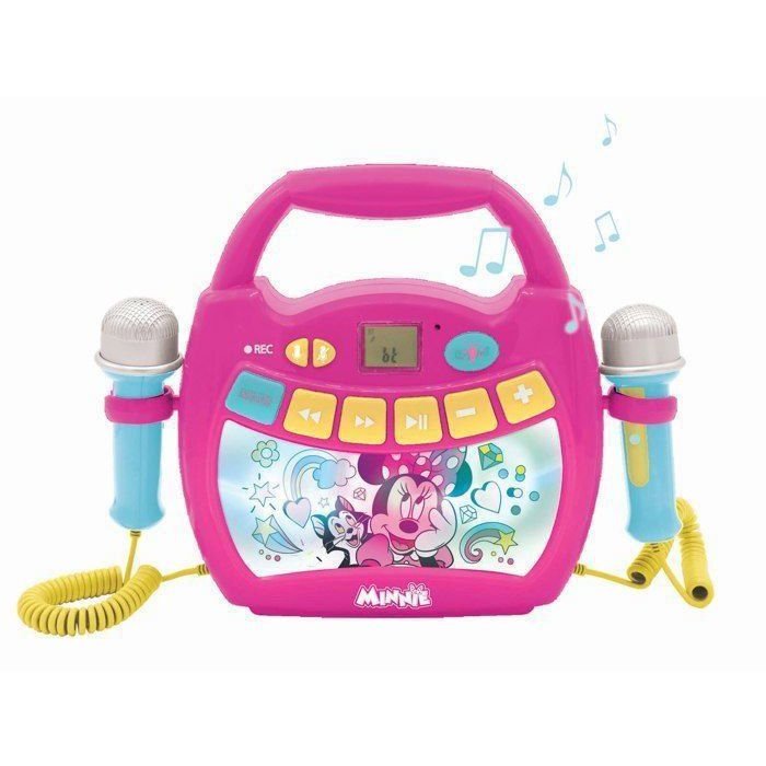 MINNIE MOUSE - Bluetooth-Lautsprecher - Lichteffekte, Mikrofone und Ak