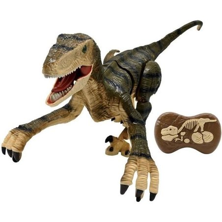 LEXIBOOK - RC Velociraptor - Remote Control Simulation Dinosaur - Engl