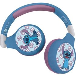 LEXIBOOK - 2 in 1 Disney Stitch hoofdtelefoon - Draadloze Bluetooth 5.