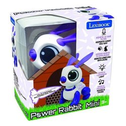 Power Rabbit Mini - Conejo Robot con Efectos de Luz y Sonido, Control 