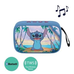 Stitch draagbare Bluetooth®-luidspreker met stoffen afwerking