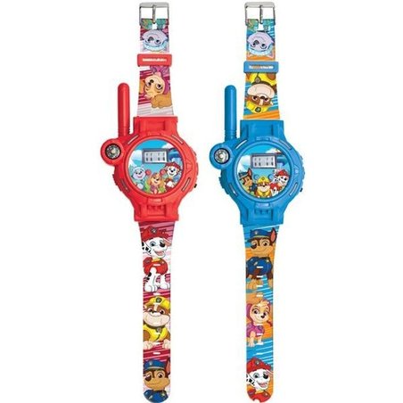 Reloj digital Paw Patrol con función walkie-talkie alcance hasta 200 m