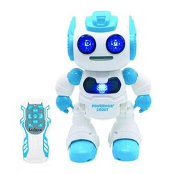 Powerman Shoot Programmable Robot with Dance, Music, Demo - Remote Con
