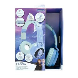 Auriculares plegables con luz Bluetooth y cable con diseño de tiara de