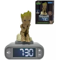 Digitaler Wecker mit Groot-Nachtlicht von Guardians of the Galaxy und 