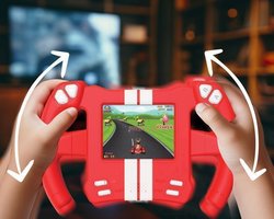 Console - LEXIBOOK - Volante - 30 giochi inclusi - Schermo LCD da 5 cm