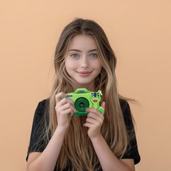 Kindercamera met dinosaurusbescherming