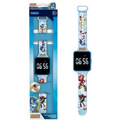 Lexibook  Sonic  Vernetzte LED-Uhr  verstellbares Armband
