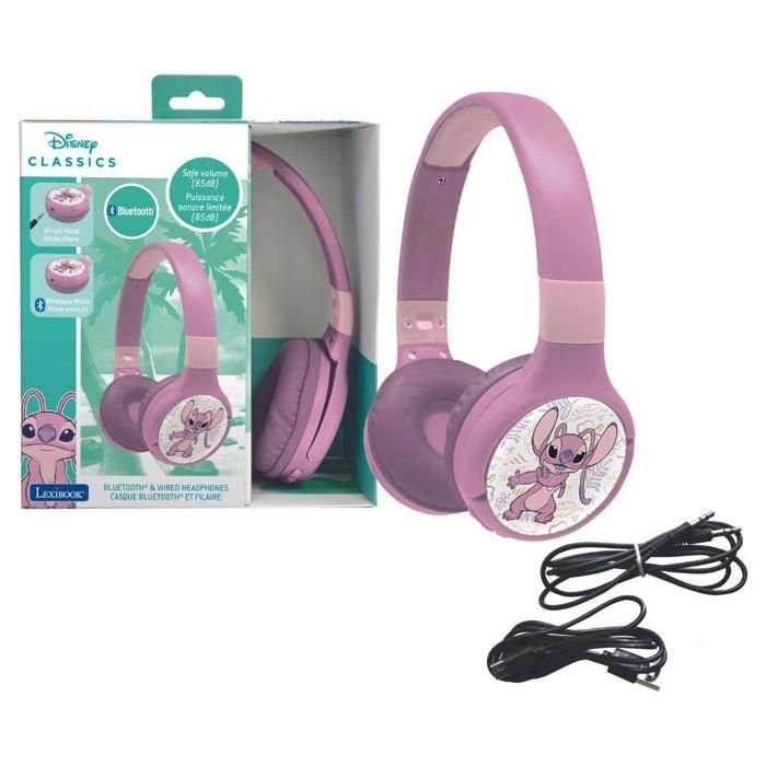 Angel 2-in-1 Bluetooth en bekabelde comfortabele en opvouwbare hoofdte