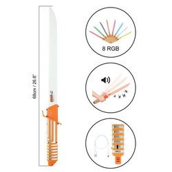 Sable de luz LED de Naruto con efectos de sonido