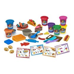 LEXIBOOK - Kit de arcilla de modelar suave y moldeable Super Chef