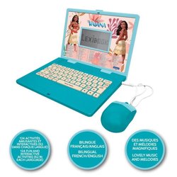 Vaiana computer didattico bilingue con 124 attività (EN/FR)
