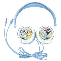 Auriculares estéreo plegables con cable Lexibook - Bluey con limitador