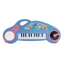 Piano electrónico Stitch para niños con efectos de luz