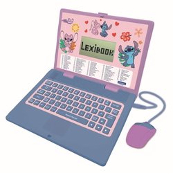 Ordenador educativo bilingüe exclusivo Stitch y Angel  124 actividade