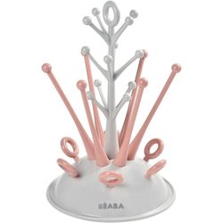 Egoutte-biberons arbre - BEABA - Jusqu a 6 biberons - Rose