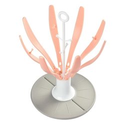 BEABA Faltbarer Flaschenablauf Blume rosa