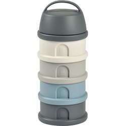 Beaba, Box dosser, 4 compartimenti, grigio minerale / blu