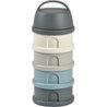 BEABA, Dosser Box, 4 compartimenten, mineraal grijs / blauw
