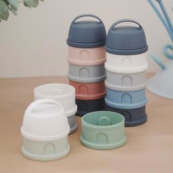 BEABA, Dosser Box, 4 compartimenten, mineraal grijs / blauw