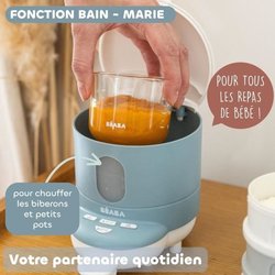 Biberon - BEABA - BIB EXPRESSO - Blu Baltico
