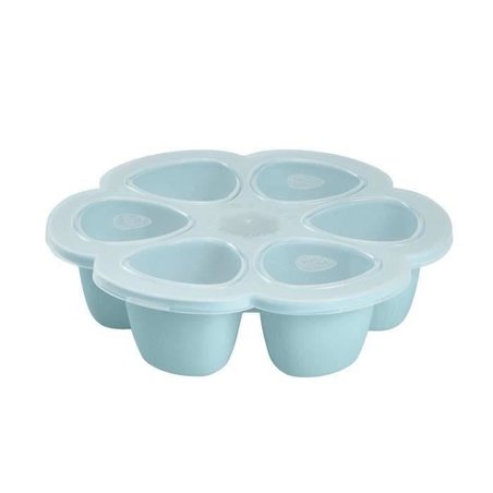 BEABA Multiportions silicona 6x90 ml azul