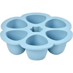 BEABA Multiportions silicona 6x90 ml azul