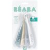 Béaba Set de 4 cucharas primera comida Silicona suave Rainbow
