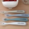 Béaba Set de 4 cucharas primera comida Silicona suave Rainbow