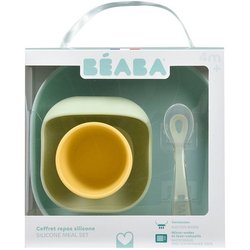 BEABA Set di ventose in silicone a 4 pezzi - Giallo
