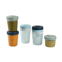 BEABA Set 2. Alter 8 Portionen Clip - (4x150ml + 4x250ml)