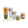 BEABA Pack 1 ° pasto Eucalipto (2x90ml + 4x150ml + 6x250ml + 2 misurin