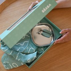 Coffret cadeau 1er repas - BEABA - Vert Sauge
