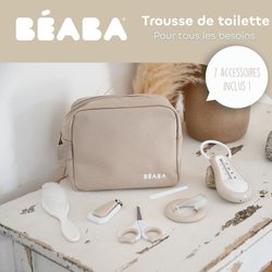 Reise-Kulturtasche - BEABA - 7 Accessoires - Ton