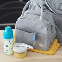 BEABA, Heather Grey Isolierte Lunchtasche