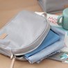 BEABA, Trousse de toilette bébé canvas gris perle