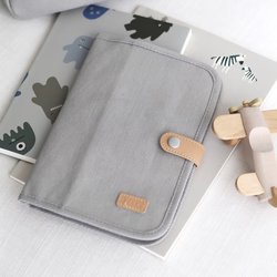 BÉABA - Protege Carnet de Santé, Gris Perle