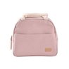 Poederroze geïsoleerde lunchtas
