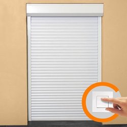 FRANCE-COMBI Rollladen-Aluminium-Drahtseilmotor - L 150 x H 220 cm