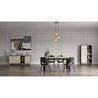 Wohnzimmerset - Sideboard, Hohes Sideboard, Ausziehtisch - KENT - Eich