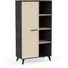 Wohnzimmerset - Sideboard, Hohes Sideboard, Ausziehtisch - KENT - Eich
