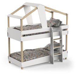 DEMEYERE Lits superposés TIMBER - 90 x 200 cm - Sommiers a lattes incl