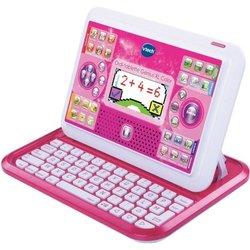 Ordi-Tablette Enfant VTECH Genius XL Color Rose - 2 en 1 avec écran co