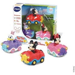 VTECH - Tut Tut Bolides - Coffret Trio Minnie/Mickey (Cabrio Minnie + 