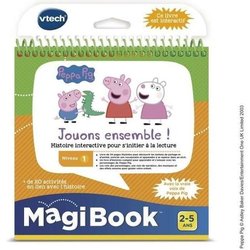 VTECH - Libro interactivo Magibook - Peppa Pig, juguemos juntos