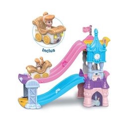 VTECH TUT TUT BOLIDES DISNEY PRINCESSES - CHÂTEAU - TOBOGGAN ENCHANTÉ 