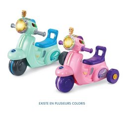 VTECH INTERACTIEVE SCOOTERRIT 3 IN 1 ROZE