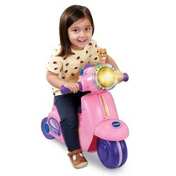 VTECH 3 IN 1 INTERACTIVE SCOOTER RIDE-ON PINK