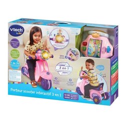 VTECH INTERACTIEVE SCOOTERRIT 3 IN 1 ROZE