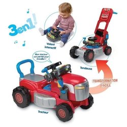 VTECH BABY - SUPER TRACTOR CORTADORA DE CÉSPED MÁGICA - Multicolor